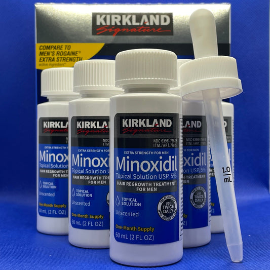(PACK de 6) KIRKLAND MINOXIDIL 5% + Aplicador